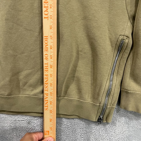 Nike Air Sweatshirt Women XL Relaxed Sweater Pullover Long Sleeve Zip Y2K AT5421 - Picture 8 of 10